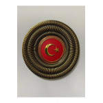 Tabak Türk Bayrağı (Ayaklı) 15cm