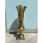 Antik Gold Döküm Alüminyum Kadeh Vazo 80cm