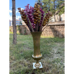 Antik Gold Döküm Alüminyum Kadeh Vazo 80cm