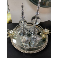 Metal Döküm Aliminyum Aynalı Lüx Tepsi Metal Döküm Aliminyum Aynalı Lüx Tepsi