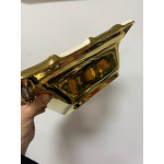 Bambu Desen Kare Derin Sunum Tabağı