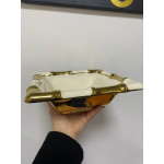 Bambu Desen Kare Derin Sunum Tabağı