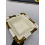 Bambu Desen Kare Derin Sunum Tabağı