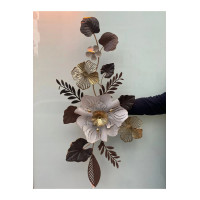 Metal Çiçek Duvar Dekoru 120*64 cm Metal Çiçek Duvar Dekoru 120*64 cm