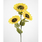Yapay Dal Ayçiçeği 3 Kafa 85 Cm