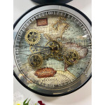 Çarklı Dünya Duvar Saati