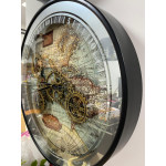 Çarklı Dünya Duvar Saati