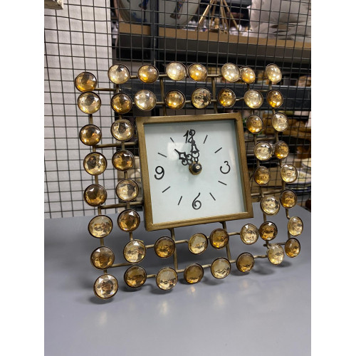 Masa Üstü Taşlı Saat 20x21cm