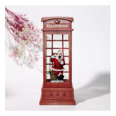 Telefon Külübeli Noel Baba Kar küresi Müzikli Işıklı Küre