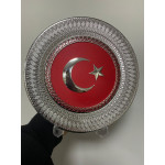 Tabak Türk Bayrağı Büyük 21 cm