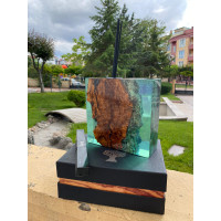 Biosy Zeytin Ağacından Dekoratif Oda Koku Şişesi 20*20 cm