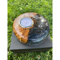 Biosy Zeytin Ağacından Mumluk Füme 18,5 cm