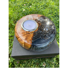 Biosy Zeytin Ağacından Mumluk Füme 18,5 cm