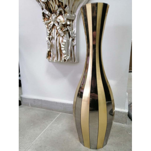 Pleksi Kaplama Gold Vazo 58CM