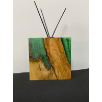 Biossy Zeytin Ağacı Ve Epoksi Karışımı Oda Koku Şişesi 19*18,5 cm