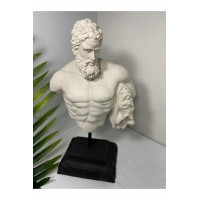 Dekoratif Yarım Büst Sezar Heykeli 34 cm