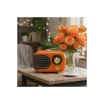 Turuncu Nostaljik ve Dekoratif Radyo (BT+FM+USB+SD)