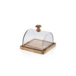 The Mia Madera Dikdörtgen Kek Saklama Fanusu 15*19*19