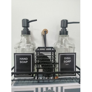 Metal Stantlı 2 Li Sıvı Sabunluk