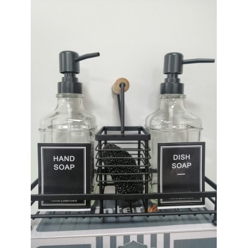 Metal Stantlı 2 Li Sıvı Sabunluk Metal Stantlı 2 Li Sıvı Sabunluk