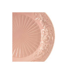 Vitale Pink Çiçekli 6'lı Set Servis Tabağı 
