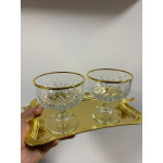 51749 Elysia Golden Touch Ayaklı Kase 2 Li