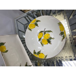 Limon Desenli Porselen Salata Kasesi 26 cm