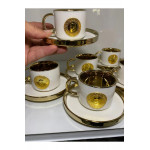 Lüx Porselen Lira Fincan Takımı