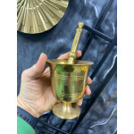 El Yapımı Pirinç Havan 10x9cm