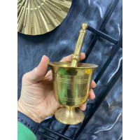 El Yapımı Pirinç Havan 10x9cm