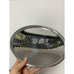 Paslanmaz Çelik Pizza Tepsisi 34 Cm Pizza Için