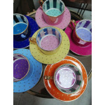 By Como  Puantiyeli 6 Kişilik Çay&Kahve Fincan Takımı