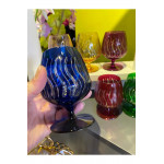 Kristal (Rona Konyak) Kahve Yanı Ayaklı Bardak