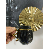 Lvn Kabak Porselen Kapaklı Kupa