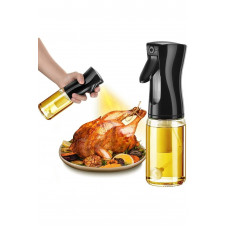Yemeklik Yağ Spreyi Airfryer Yağdanlık Zeytinyağı Ve Limon Yağı Sprey Şişesi Siyah