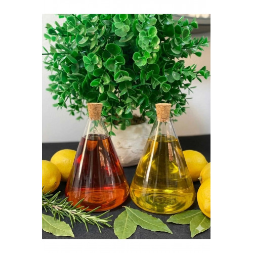 Borosilikat Cam 2 Li Yağlık Sirkelik 150 ml Borosilikat Cam 2 Li Yağlık Sirkelik 150 ml