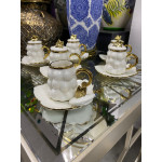 Lvn Üzüm Kahve Fincan Takımı 6 Lı