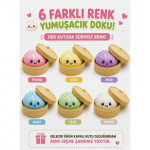 Baozı Squishy Dumpling Sürpriz Paket Renkli Simli Çin Mantısı Sukuşi Kutulu Büyük Boy 10x10 cm
