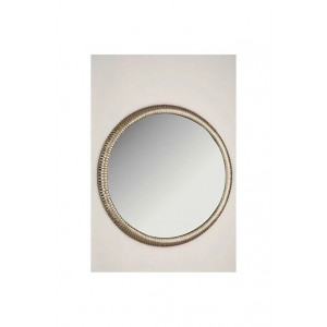 Antik Yuvarlak Burgulu Ayna 90*5*90 cm