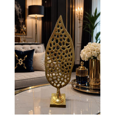 Mondeo Dekoratif Metal Yaprak Obje 58*10*57 CM