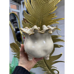 Seramik Kuşlu Vazo 17*19*16 cm