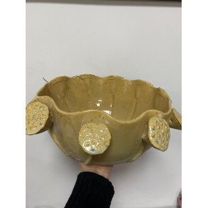 Nature Seramik Lotus Meyvelik Büyük 38x40x15 cm
