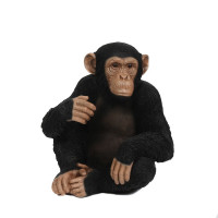Polyester Dekoratif Şempanze  Büyük Boy 50 CM