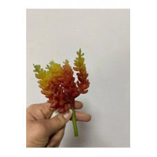 Succulent Kaktüs Yapay Çiçek Islak Doku 15 cm Turuncu Succulent Kaktüs Yapay Çiçek Islak Doku 15 cm Turuncu